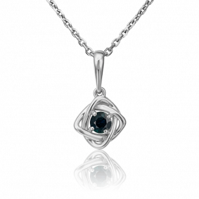 Подвеска из платины Platina 03-3090-00-102-2100-30 с сапфиром 03-3090-00-102-2100-30 фото