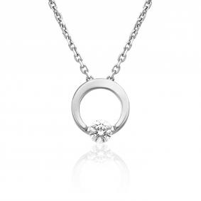 Подвеска из белого золота Platina 03-3099-00-401-1120 с фианитом 03-3099-00-401-1120 фото