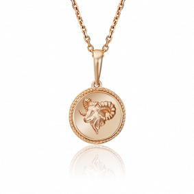 Золотая подвеска Знак зодиака Овен Platina 03-3110-01-000-1110-66 03-3110-01-000-1110-66 фото