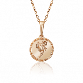 Золотая подвеска Знак зодиака Рак Platina 03-3110-04-000-1110-66 03-3110-04-000-1110-66 фото