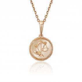 Золотая подвеска Знак зодиака Весы Platina 03-3110-07-000-1110-66 03-3110-07-000-1110-66 фото