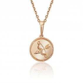 Золотая подвеска Знак зодиака Стрелец Platina 03-3110-09-000-1110-48 03-3110-09-000-1110-48 фото