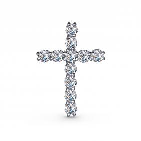 Серебряная подвеска АЛЬКОР 03-3115/00КЦ-00 с фианитом 03-3115/00КЦ-00 фото