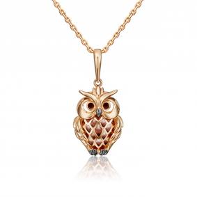 Золотая подвеска Platina 03-3221-00-000-1110-48 с эмалью 03-3221-00-000-1110-48 фото