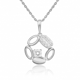 Подвеска из белого золота Platina 03-3321-00-201-1120 с топазом 03-3321-00-201-1120 фото