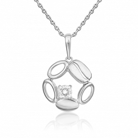 Подвеска из белого золота Platina 03-3321-01-201-1120 с топазом 03-3321-01-201-1120 фото