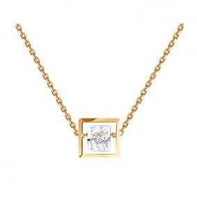 Золотая подвеска-шарм Золотые узоры 03-3374 03-3374 фото