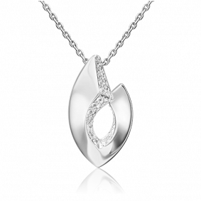 Серебряная подвеска Platina 03-3399-00-401-0200 с фианитом 03-3399-00-401-0200 фото