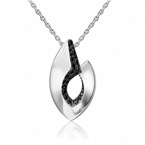 Серебряная подвеска Platina 03-3399-00-402-0200 с фианитом 03-3399-00-402-0200 фото