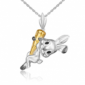 Серебряная подвеска Platina 03-3421-00-000-0200 с эмалью 03-3421-00-000-0200 фото