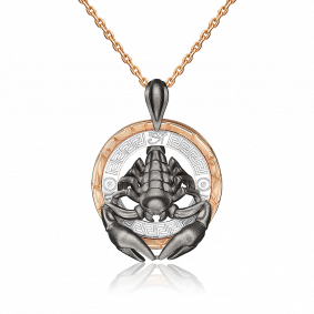 Золотая подвеска Знак зодиака Скорпион Platina 03-3494-01-000-1111 03-3494-01-000-1111 фото