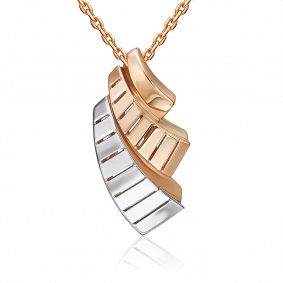 Подвеска из комбинированного золота Platina 03-3534-00-000-1111 03-3534-00-000-1111 фото