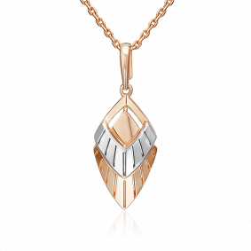 Подвеска из комбинированного золота Platina 03-3545-00-000-1111 03-3545-00-000-1111 фото