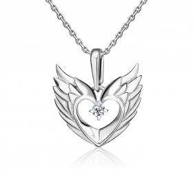 Серебряная подвеска Platina 03-3573-00-401-0200 с фианитом 03-3573-00-401-0200 фото