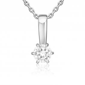 Подвеска из белого золота Platina 03-3597-00-101-1120 с бриллиантом 03-3597-00-101-1120 фото