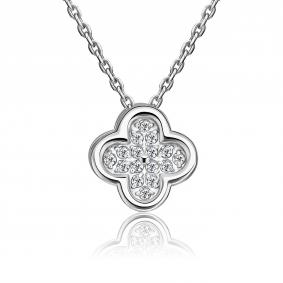 Серебряная подвеска Platina 03-3636-00-401-0200 с фианитом 03-3636-00-401-0200 фото