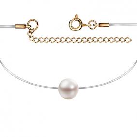 Колье на леске Золотые узоры с Swarovski 03-3824 03-3824 фото