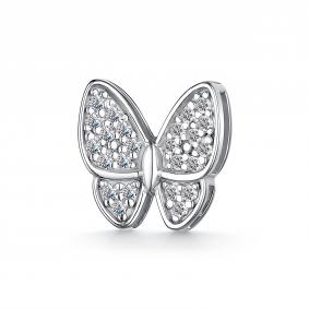 Серебряная подвеска АЛЬКОР 03-4023/00КЦ-00 с фианитом 03-4023/00КЦ-00 фото