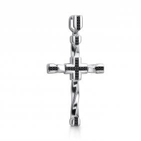 Серебряная подвеска АЛЬКОР 03-4373/0КЦ1-17 с фианитом 03-4373/0КЦ1-17 фото