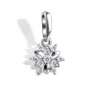 Серебряная подвеска АЛЬКОР 03-4603/000М-00 с муассанитом 03-4603/000М-00 фото