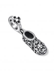 Подвеска из черненого серебра Башмачок Спиридона АЛЬКОР 03-4649/0000-09 03-4649/0000-09 фото