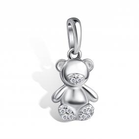 Серебряная подвеска АЛЬКОР 03-4781/00КЦ-00 с фианитом 03-4781/00КЦ-00 фото