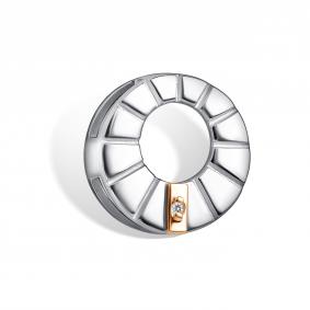 Серебряная подвеска Алькор с золотой накладкой и бриллиантом 03-4831/000Б-00 03-4831/000Б-00 фото