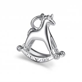 Серебряная подвеска АЛЬКОР 03-5217/00КЦ-00 с фианитом 03-5217/00КЦ-00 фото