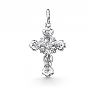 Серебряная подвеска АЛЬКОР 03-5256/00КЦ-00 с фианитом 03-5256/00КЦ-00 фото