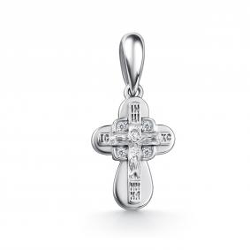 Серебряная подвеска АЛЬКОР 03-5262/00КЦ-00 с фианитом 03-5262/00КЦ-00 фото