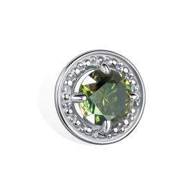 Серебряная подвеска АЛЬКОР 03-5913/004М-00 с муассанитом 03-5913/004М-00 фото