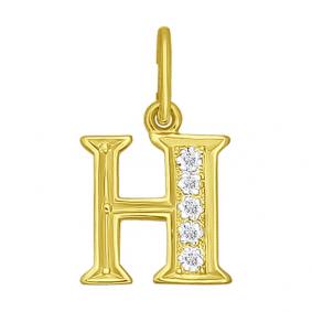 Золотая подвеска SOKOLOV 031099-2 с фианитом 031099-2 фото