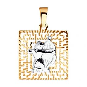 Золотая подвеска SOKOLOV 032228-4 032228-4 фото