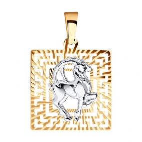 Золотая подвеска SOKOLOV 032229-4 032229-4 фото