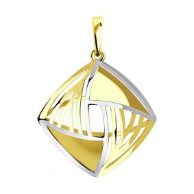 Подвеска из лимонного золота SOKOLOV 035915-2 035915-2 фото