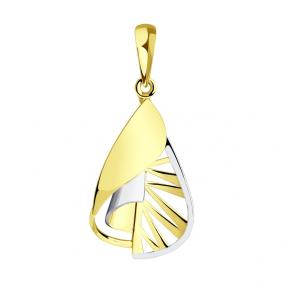 Подвеска из лимонного золота SOKOLOV 036013-2 036013-2 фото