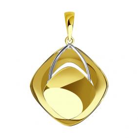 Подвеска из лимонного золота SOKOLOV 036029-2 036029-2 фото