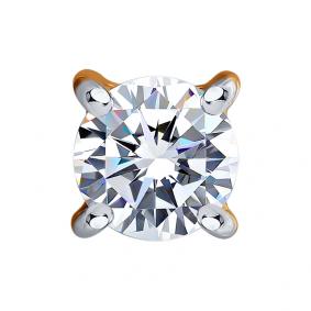 Золотая подвеска SOKOLOV 036408 с фианитом 036408 фото