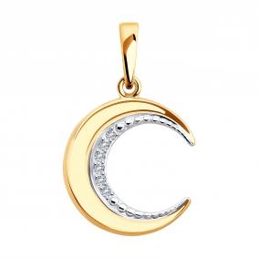 Золотая подвеска SOKOLOV 036632 с фианитом 036632 фото