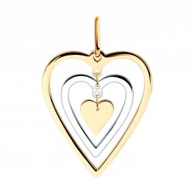 Золотая подвеска SOKOLOV 036875 036875 фото