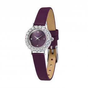 Серебряные часы Часовой завод Ника 0377W.2.9.87A с фианитом 0377W.2.9.87A фото