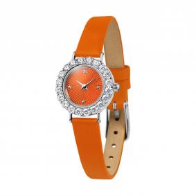 Серебряные часы Часовой завод Ника 0377W.2.9.87D с фианитом 0377W.2.9.87D фото