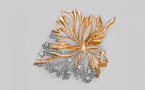 04-0080-00-501-1110-38 Брошь Золото 585° (красное) 04-0080-00-501-1110-38 фото