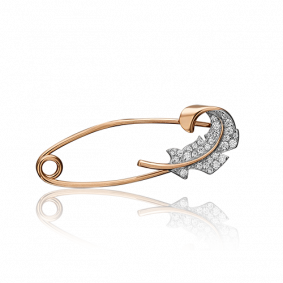 Золотая булавка Platina 04-0117-00-401-1110-24 с фианитом 04-0117-00-401-1110-24 фото