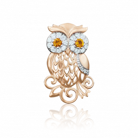 04-0125-00-404-1110-23 Брошь Золото 585° (красное) 04-0125-00-404-1110-23 04-0125-00-404-1110-23 фото