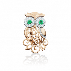 04-0125-01-404-1110-23 Брошь Золото 585° (красное) 04-0125-01-404-1110-23 04-0125-01-404-1110-23 фото