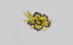 04-0134-00-404-1130-53 Брошь Золото 585° (красное) 04-0134-00-404-1130-53 фото