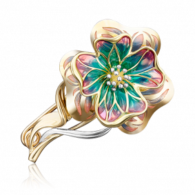 04-0176-00-000-1130-65 Брошь Золото 585° (красное) 04-0176-00-000-1130-65 фото