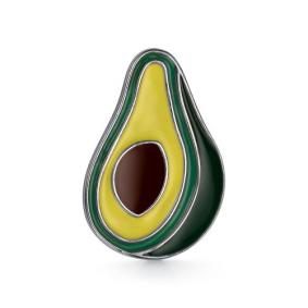 Серебряная брошь АЛЬКОР 04-2744/ЭМ84-00 с эмалью 04-2744/ЭМ84-00 фото