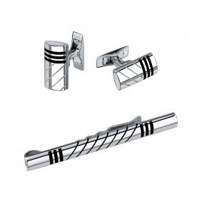 Серебряный набор запонки и зажим TALANT 04-76-0000-17511 04-76-0000-17511 фото